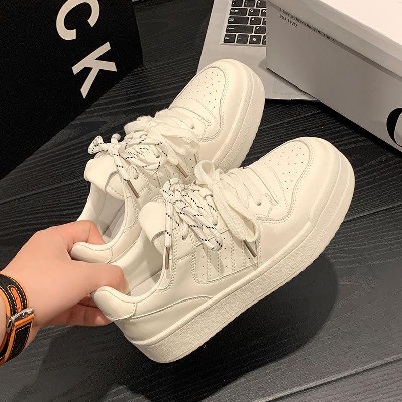 

Retro niche yellow Dexun board shoes women s ins tide 2025 spring new thick-soled versatile casual sports shoes 40 білий