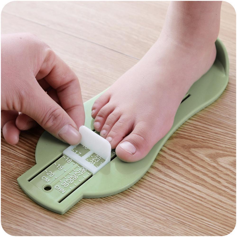 Baby-Fußlineal, Kinder-Fußlängen-Messgerät, Kinderschuh-Rechner, Kleinkind-Säuglingsschuhe, Beschläge, Messgerät