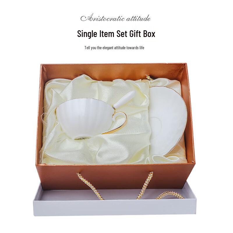 WA Orange Pumpkin Deli Series Ceramic Coffee Cup & Saucer Cup & Saucer Gift Box Set