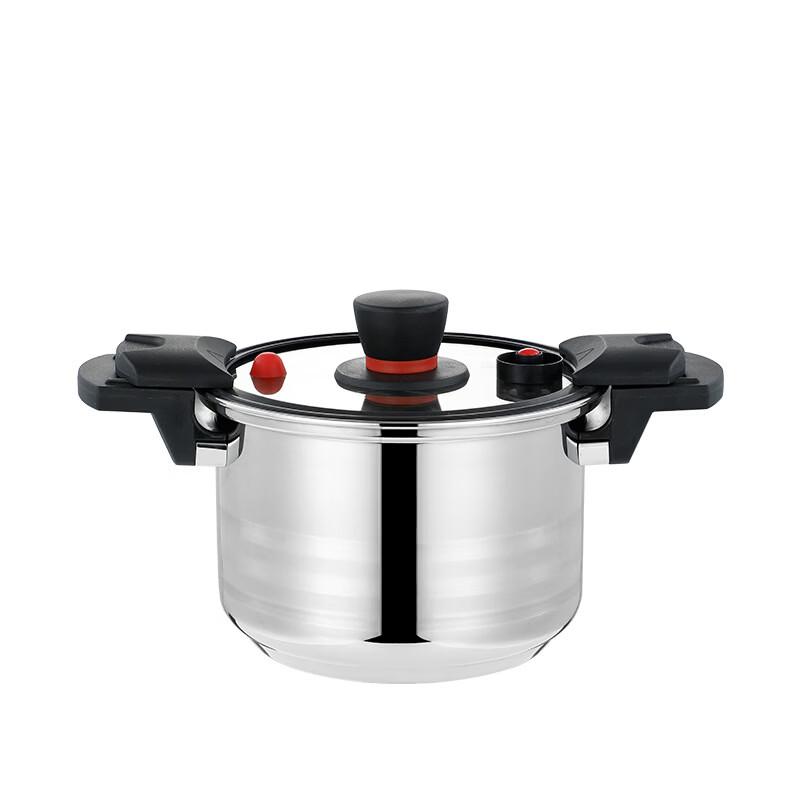 Shengjia 22cm 4L 201 Stainless Steel Non-stick Micro-Pressure Soup Pot