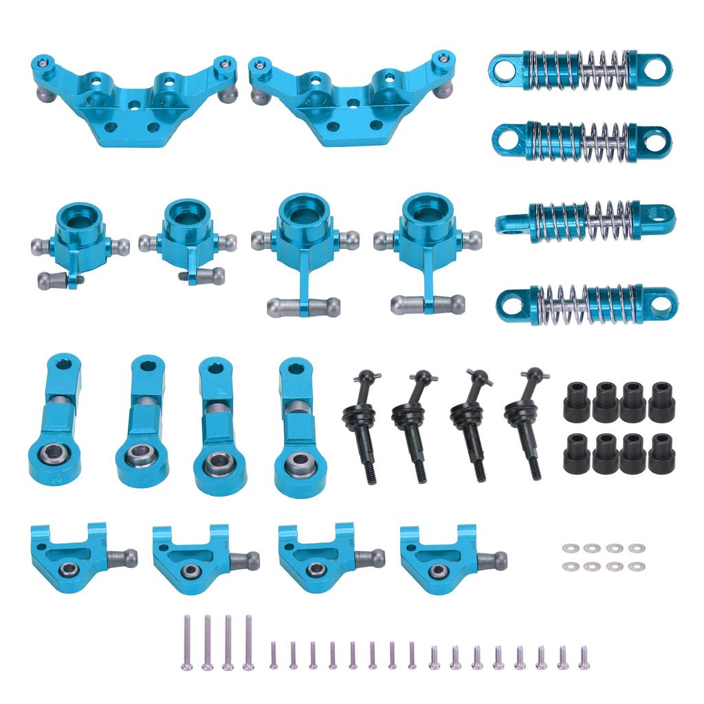 Aluminum Alloy RC Car Upgrade Parts Kit Shock Absorbers CVD Drive Shaft Front Rear Steering Cup for   K969 1Celsius28 RC Car