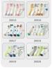 5 Pairs Children's Breathable Mesh Cotton Socks, Cartoon Design for Ages 1-14, Ideal for Spring and Summer