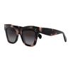 Design Logo Acetato Forma Irregolare Occhiali da Sole Occhiali da Sole Unisex Marrone CL4004IN55K
