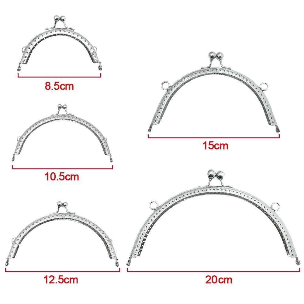 Metal Purse Frame Kiss Clasp Vintage Purse Frame Mini Bag Clasps  Handle Bag Accessories