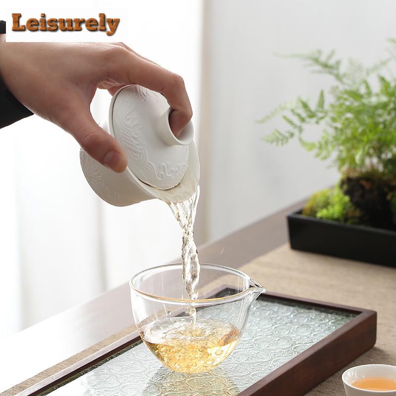 1 Bowl 2 Cups Zen Teapot And Tea Cup Set Kit Household Tea Making Travel Tea Set Outdoor Portable Bag Chinese Tea Set Supplies