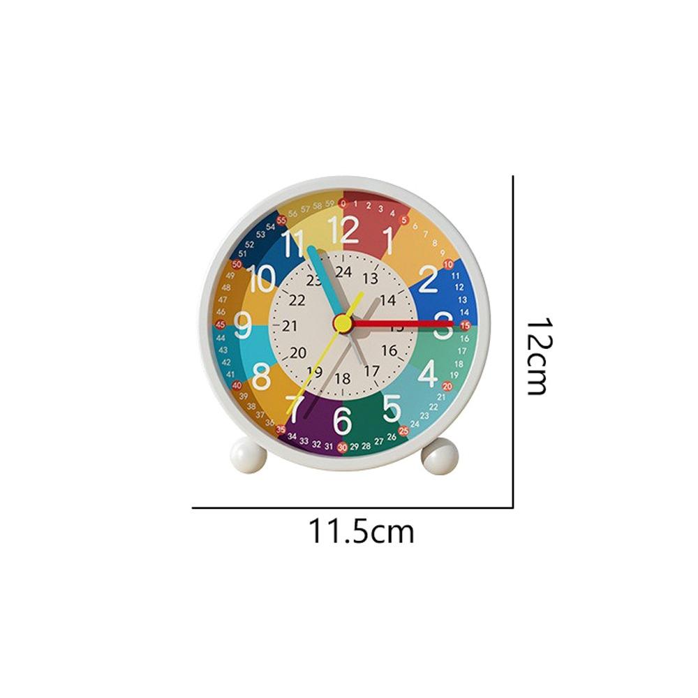 Creative Metal Alarm Clock Colorful Dual Bell Children Learning Clock Wake Up Clock Living Room