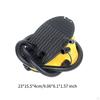 Bellows Foot Pump for Camping Lightweight High Volume Convenient with 3 Nozzles Air
