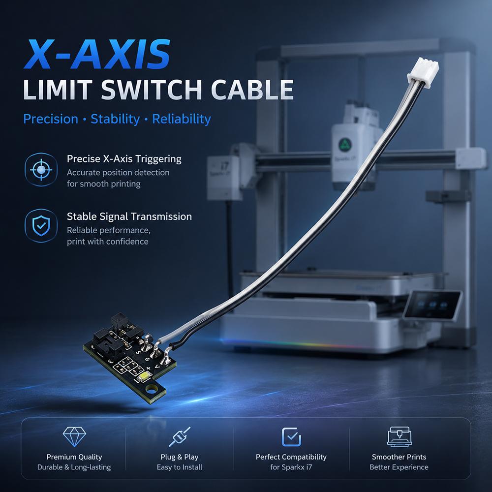 X Axis Limit Switch for Creality I7 3D Printer Mechanical Endstop Sensor Replacement Part for X Axis Homing Creality