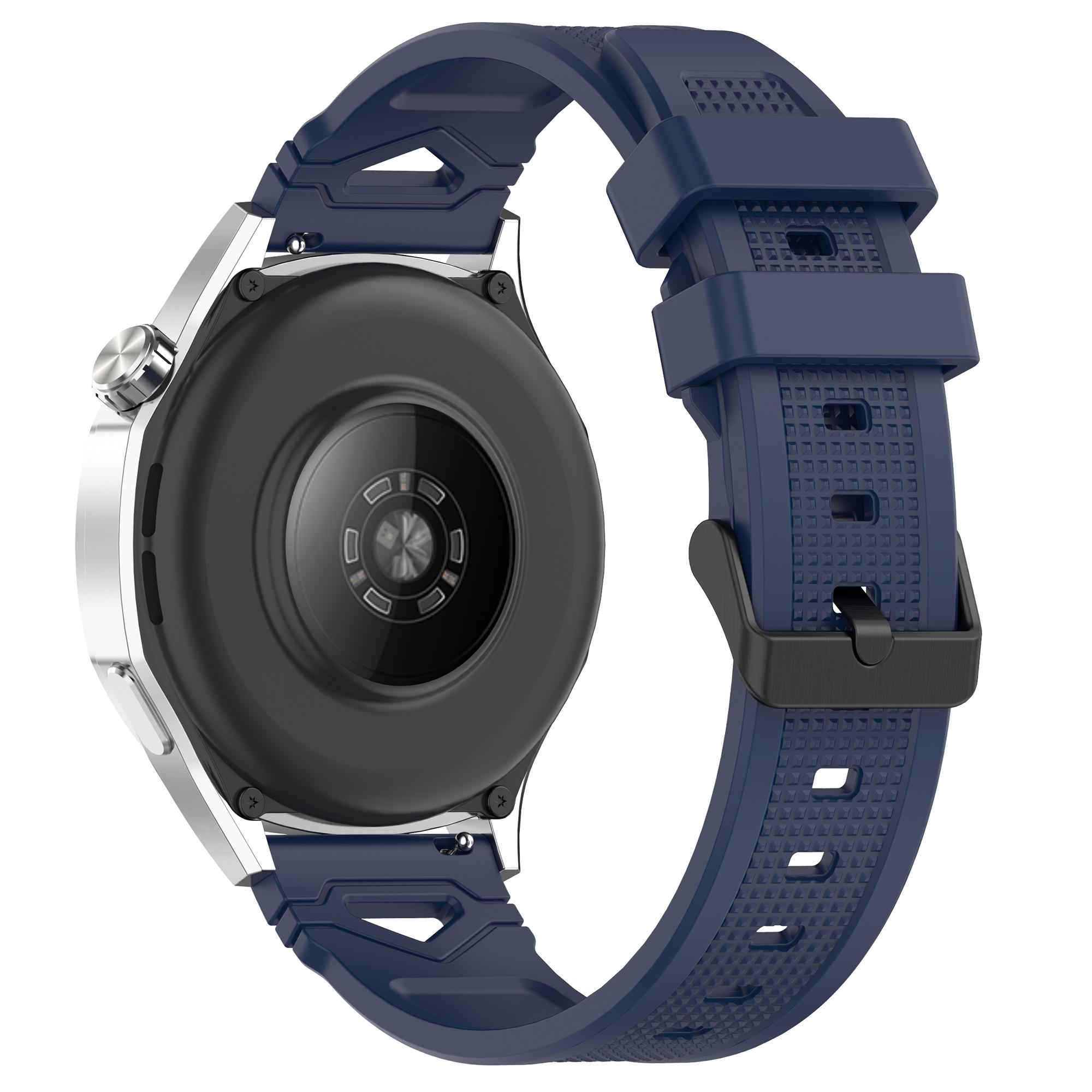 

22mm Universal Silicone Watch Band For Huawei Watch GT 5 Pro 46mm/GT 5 46mm/GT 4 46mm Dotted Texture Strap M