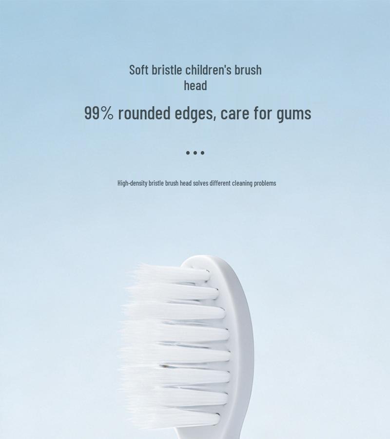 Rechargeable Electric Toothbrush for Kids: Soft Bristles, Waterproof, Automatic, Cartoon Design, Safe for Baby Teeth