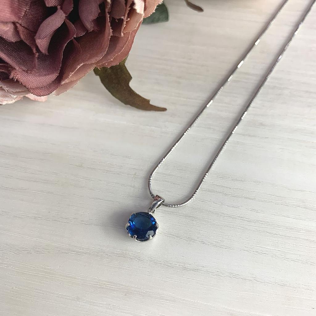 Silberanhänger mit London Blue Topas 2.213ct (2012399)