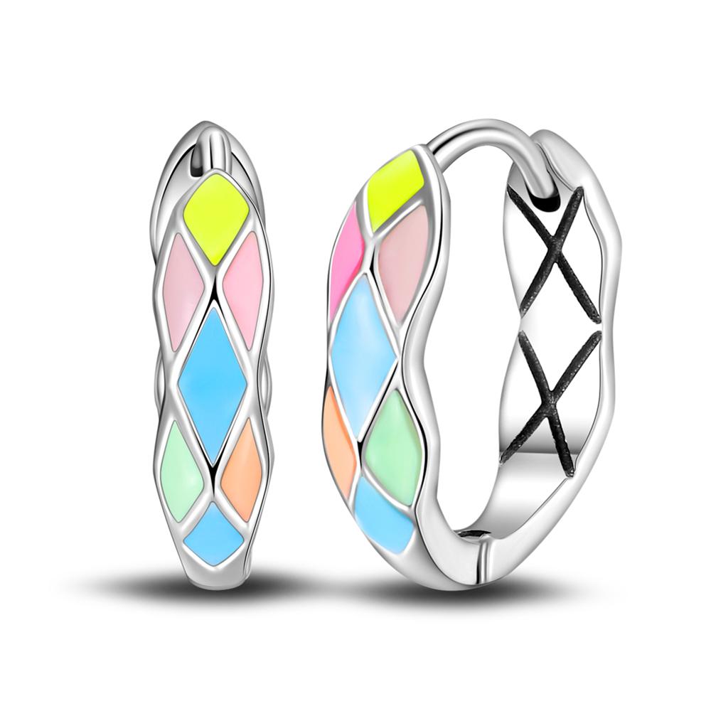Trend Earrings 925 Silver Luminous Iridescence Zircon Unicorn Brush Earrings Jewelry Women Earrings Designer