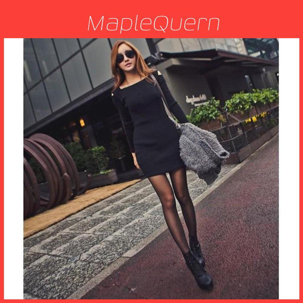 Premium Quality Femme Manches Longues Moulant Mini Robe Tricot For Autumn Winter Events