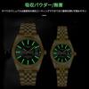Aishaba Men's Automatic Watch 38mm Waterproof Luminous Classic Design Analog Fashion Business Quartz Watch