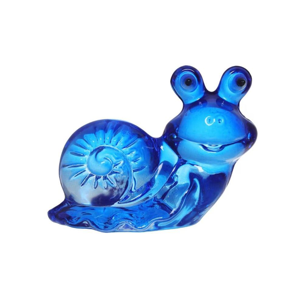 Snail Crystal Snail Ornament Colorful Snail Ornament New Pretty Glass Ornament  Home