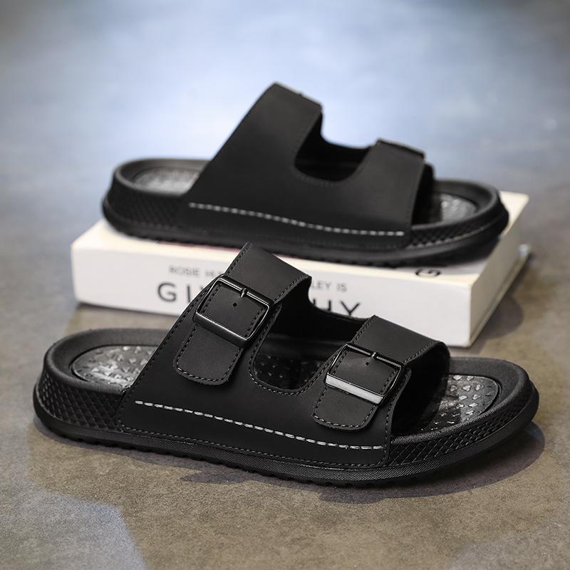 Men's Casual New Breathable Summer Fashion Slippers Anti Slip Anti Odor Soft Bottom Wear-resistant Beach Teenagers Sports Sandal