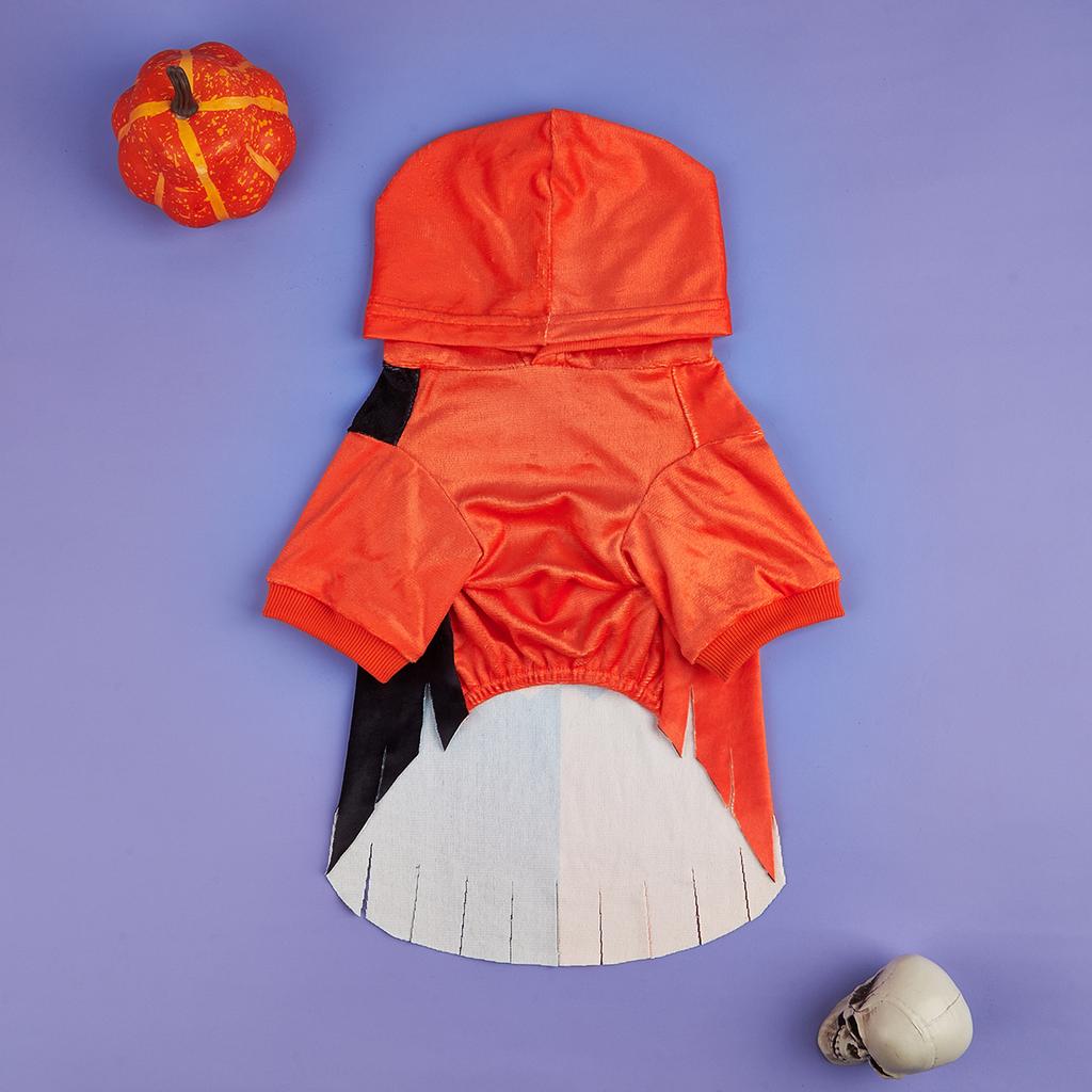 Ubrania dla psa Koszulki na Halloween Pies Piesek Wzór dyni Bluza z kapturem Ubrania dla psa Bluzy dla psa Odzież Zwierzak Impreza Golf Szczeniak fo