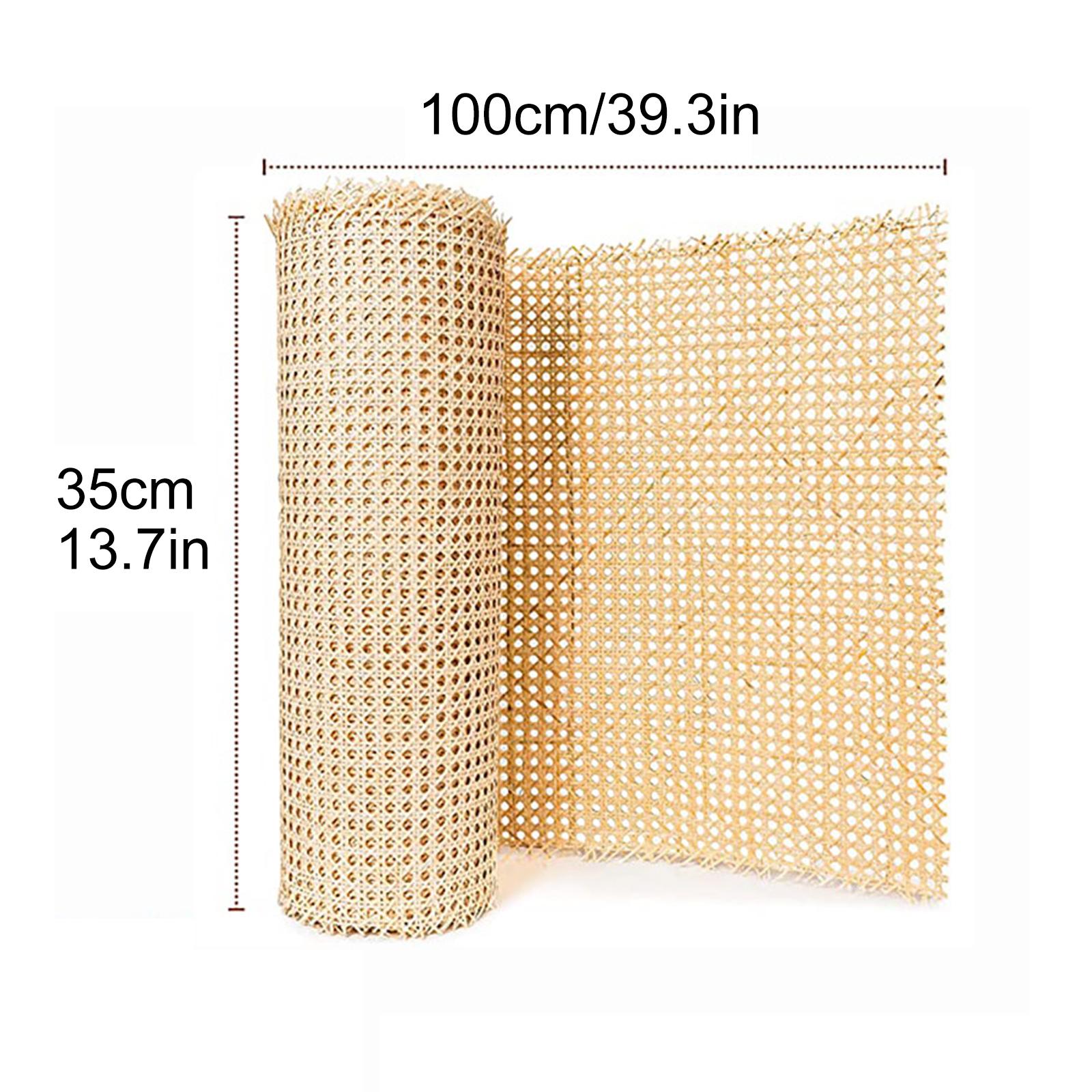 

and Breathable Rattan Mesh Roll Sheet Webbing Caning Material for Chair Repair and Decorative Use with Multiple Sizes