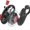 Retractable Pet Dog Automatic Roulette Leash 5M Reflective Traction Rope Walking Leash Lead(Black)