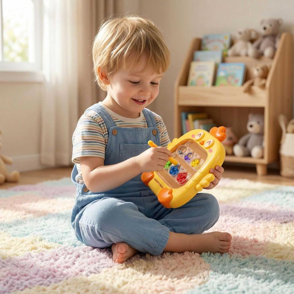 Chicken Magnetic Pen Drawing Board Cartoon Cute Chicken Ball Catcher Machine Hand Eye Coordination Parent Child Board Game Puzzle Children's Toy