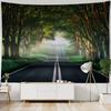 Schöne Waldwasserfall-Wandteppich Wohnzimmer Stoff Wandbild Heimdekoration Wandtuch Strand Picknick-Tischdecke Schlafmatte