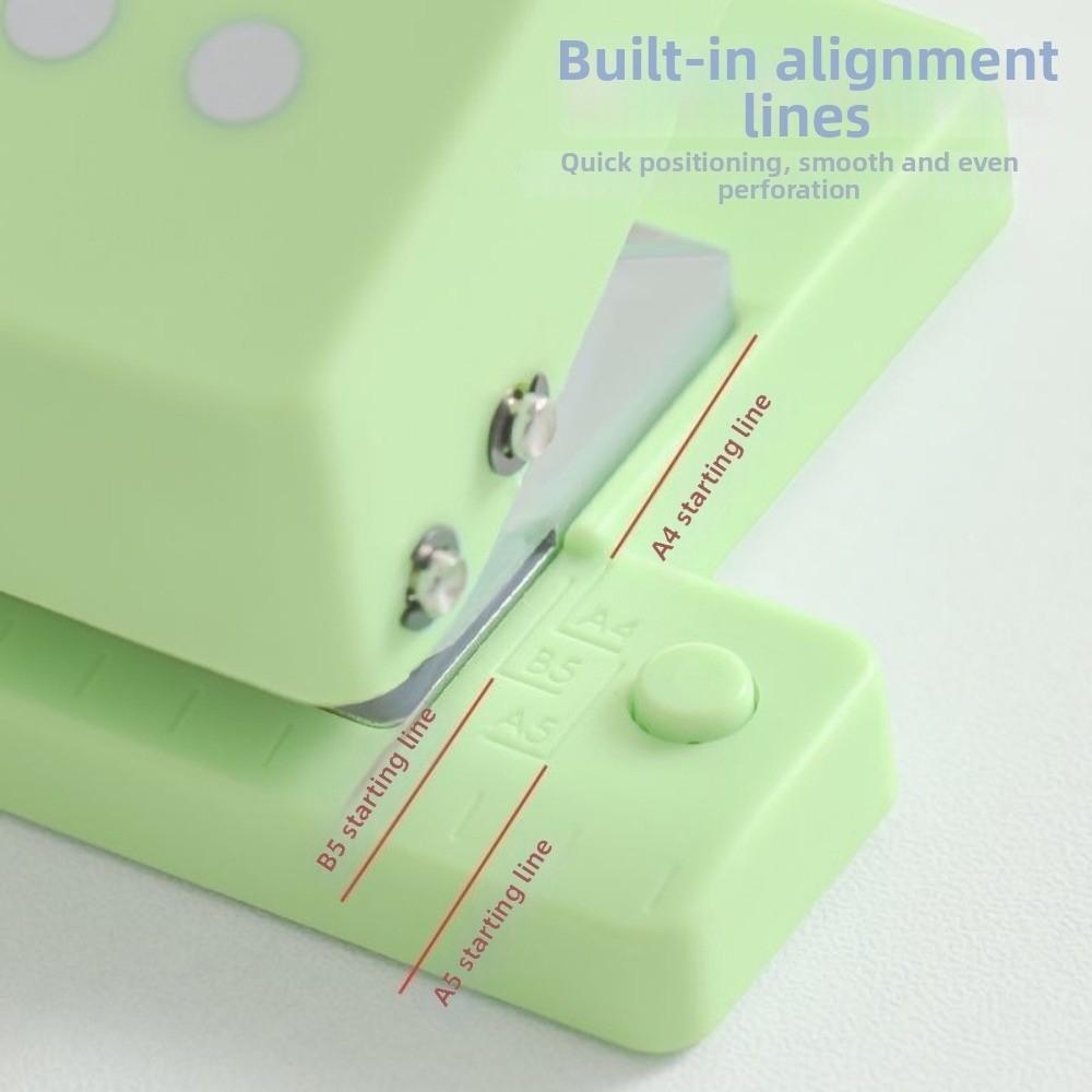 Anti Slip 5 Hole Puncher DIY Paper Punch Portable Loose Leaf  Book Page Stitcher  Planners