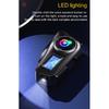 Q58-MAX Motorcycle Helmet Bluetooth Headset Intercom LED Lighting Dual 500M IP65 Rateddeep Waterproof Stereo FM Radio Interphone