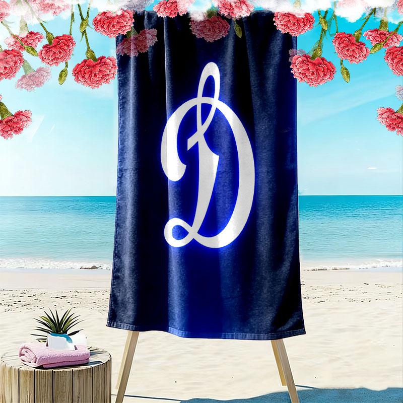 Dynamo Moscow Rush Print Beach Towel, Large Soft Quick Dry Towel for Beach Camping Swimming