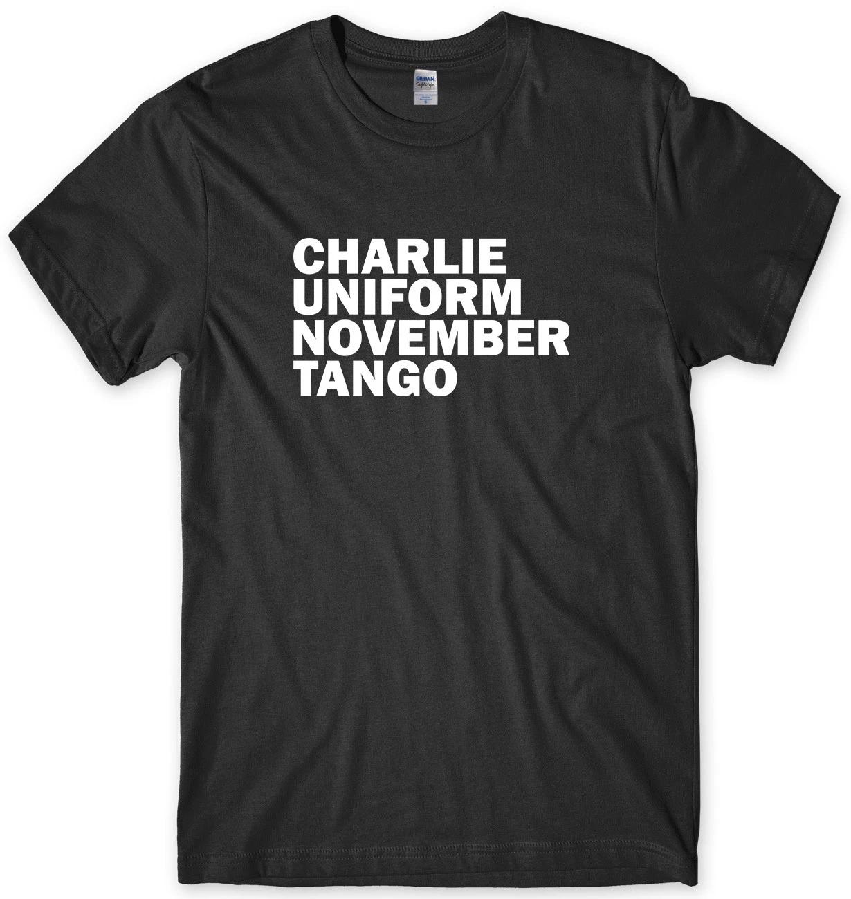 Charlie Uniform November Tango Mens Funny Unisex T-Shirt 3XL