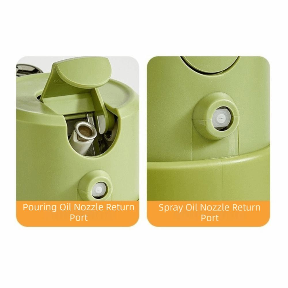Glass 2 in 1 Oil Sprayer 500 ML Cooking Spray Bottle Practical Vinegar Container Air Fryer