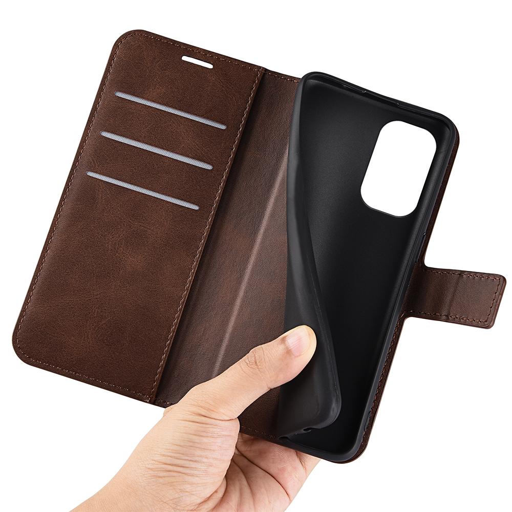 For Nokia X30 5G Anti-fall Mobile Phone Case Stand Wallet Calf Texture PU Leather Flip Phone Cover