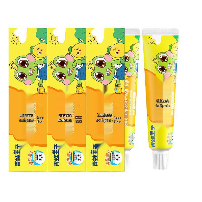 Frog Prince Lemon Baby Toothpaste 3-Pack