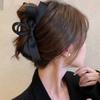 1 Pc Satin Black Hair Claw Elegant Hair Clips Accessories Valentines,Claw Clips,Hair Jaw Clip,Hair Clutch, Casual