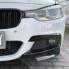 Für BMW F30 F31 M Sport 2012-2019 Frontstoßstangenlippe Splitter Canards Spoiler 1 Paar Auto Nebelscheinwerfer Augenbrauenrahmen Abdeckung Kühlergrill