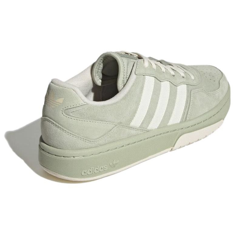 Adidas Originals Courtic Fabric Synthetic Leather Suede Comfortable Versatile Low-Top Lifestyle Casual Shoes Unisex Sneakers Light-Green ID6071