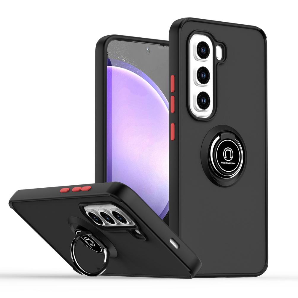 Rotatable Bracket Case for Infinix Hot 50 Pro Hot50 50i 40 Pro 40i 30 Play 30i Note 40 Pro + 30i Metal Ring Car Holder Cover