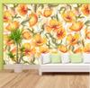 Modern Removable Flower Wall Papers Home Decor Girls Wallpapers For Living Room Bed Mural