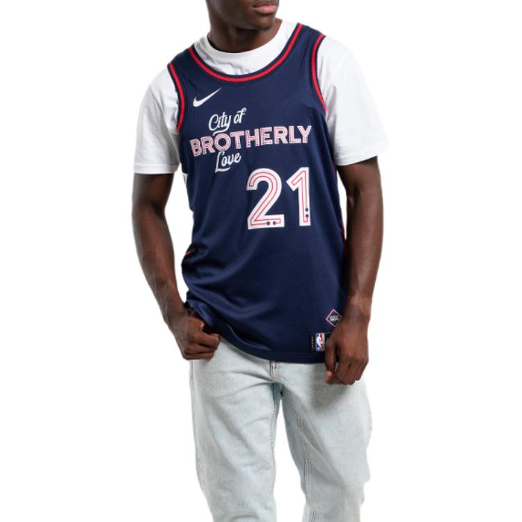 Nike Dri Fit Nba Swingman Joel Embiid Philadelphia 76Ers City Edition 2023/24 Jersey DX8515-420