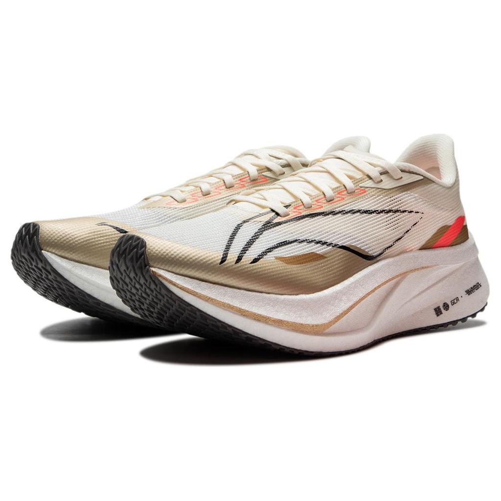 Li Ning Feidian 4 Challenger Carbon Plate Running Shoes Women sneaker Off-White ARMU006-24