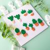 Cacti Shaped Soft Pottery Clay Cutters Earrings Jewelry Pendant Making Moulds Plant Ornaments Pendant Cutting Molds