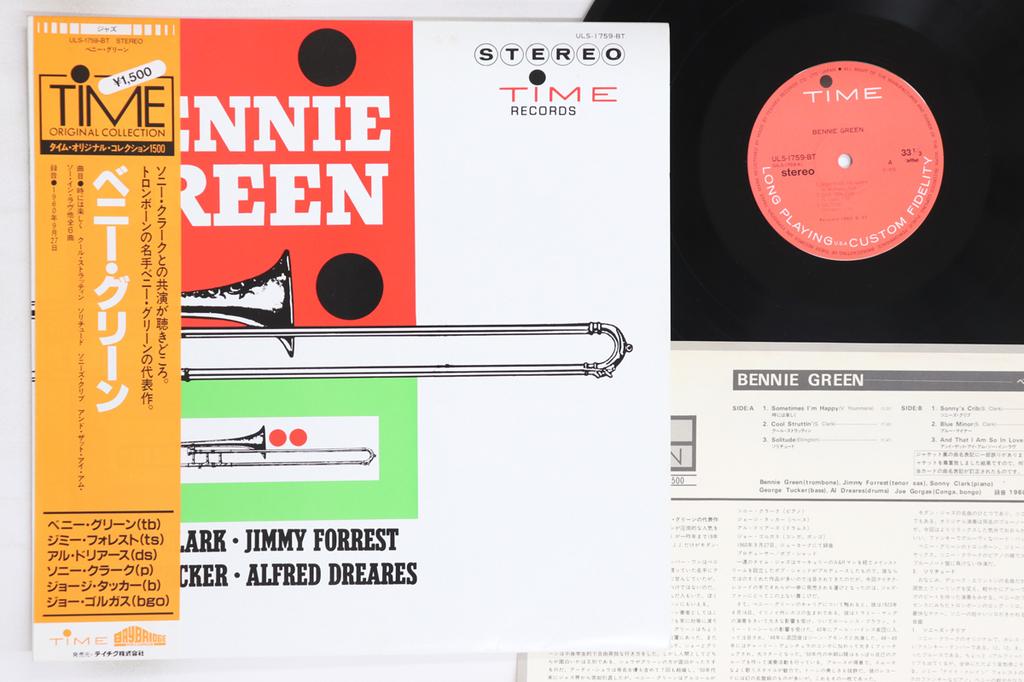 LP Record BENNIE GREEN - Bennie Green ULS1759BT TIME 1975 Japan Obi Jazz Used