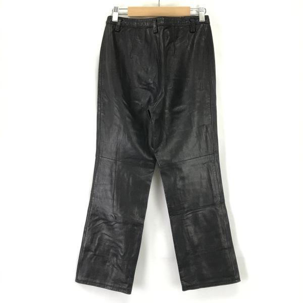 COMME CA DU MODE Женские брюки из овчины M Шаговый шов 69 см Черный стиль райдеров