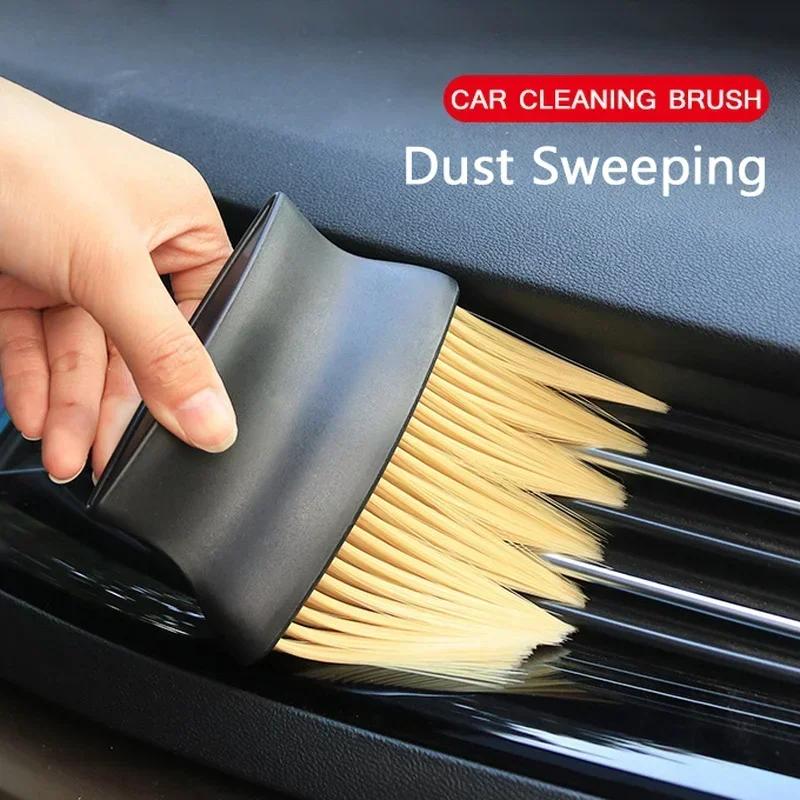 Car Interior practical Cleaning Brush Center Console Cleaning Brush Air Conditioning Outlet Cleaning Brush  Cleaning Accessories