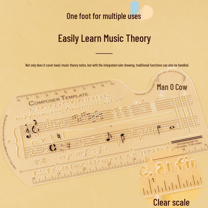 Music Theory Chart: Staff Notation & Reading Tool