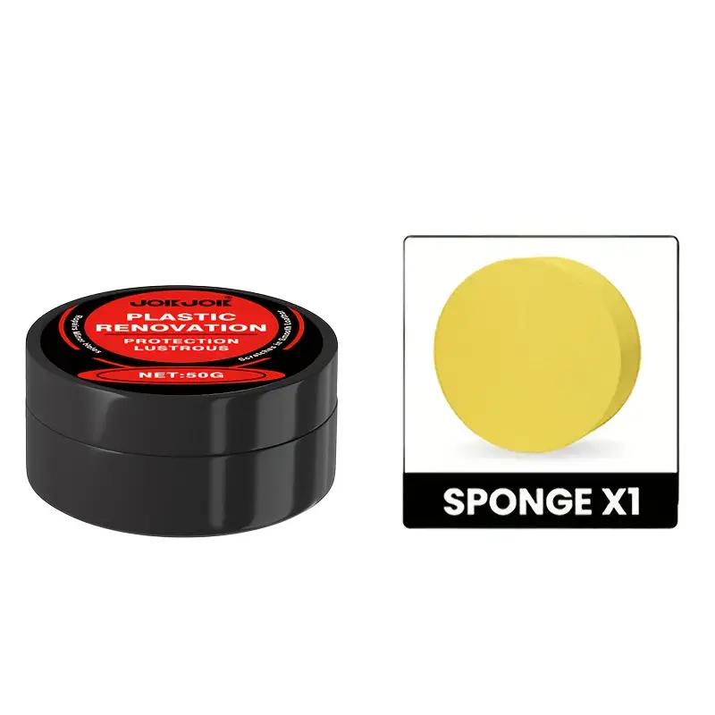 

Multi functional plastic paste, renovating interior, updating car exterior plastic panels, brightening dashboard, seats, blacken