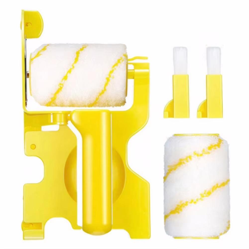 Clean-cut Edger Paint Edger Roller Brush Multifunctional Paint Edger Combo Kit  Interior Painting