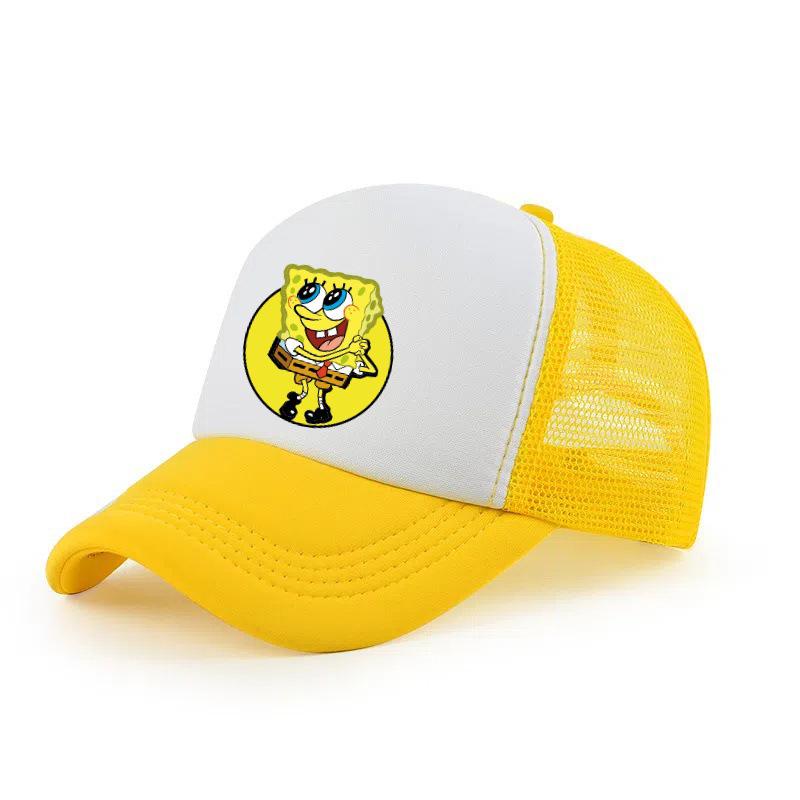 SpongeBob Print Breathable Mesh Baseball Cap
