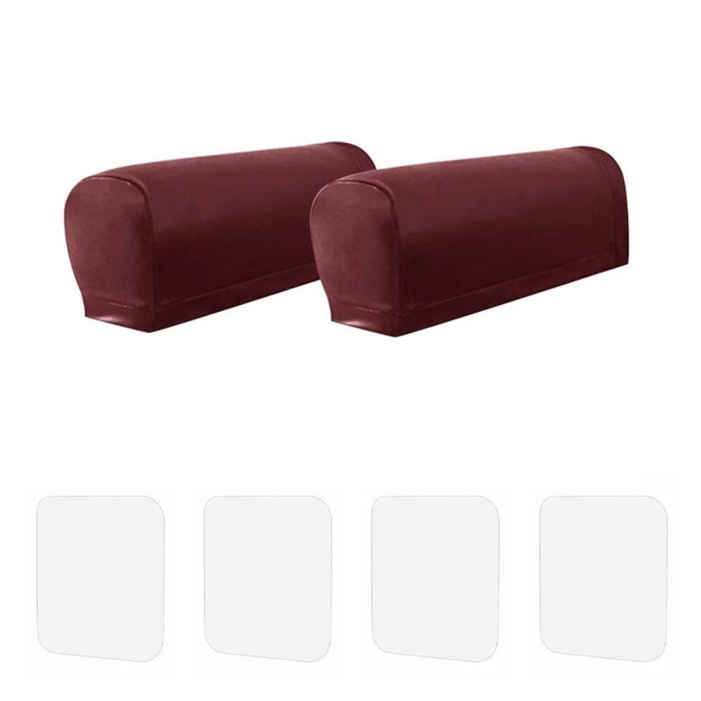 Thick Sofa Armrest Covers Soft Armrest Protector Removable Armchair Covers  Sofas