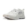 Li Ning Defender Synthetic Leather Plush Comfortable Non-Slip Warm Low-Top Casual Shoes Women Sneaker White AGLU102-3