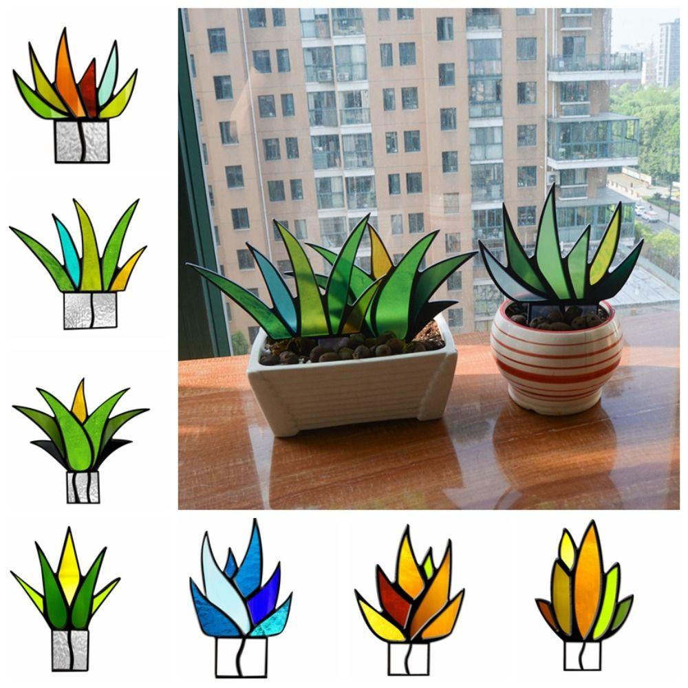 

Handmade Crafts Agave Simulation Plant Mini Potted Plant Decorations Outdoor Indoor Decorations Style 8